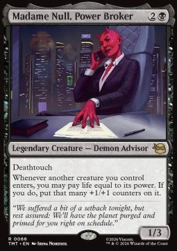 Madame Null, Power Broker - Teenage Mutant Ninja Turtles (Rare) [TMT-66] Hauptbild