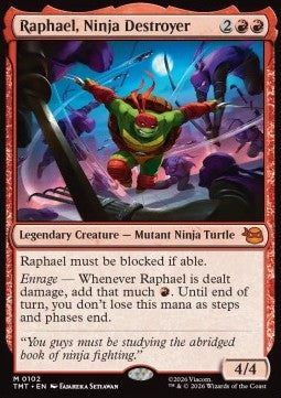 Raphael, Ninja Destroyer - Teenage Mutant Ninja Turtles (Mythic) [TMT-102] Image principale du produit