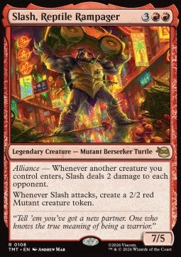 Slash, Reptile Rampager - Teenage Mutant Ninja Turtles (Rare) [TMT-108] Hauptbild