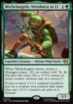 Michelangelo, Weirdness to 11 - Teenage Mutant Ninja Turtles (Rare) [TMT-121] Hauptbild