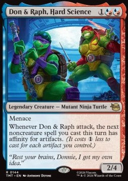 Don & Raph, Hard Science - Teenage Mutant Ninja Turtles (Rare) [TMT-144] Image principale du produit
