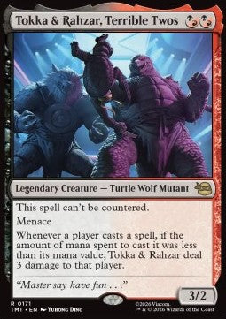 Tokka & Rahzar, Terrible Twos - Teenage Mutant Ninja Turtles (Rare) [TMT-171] Main image