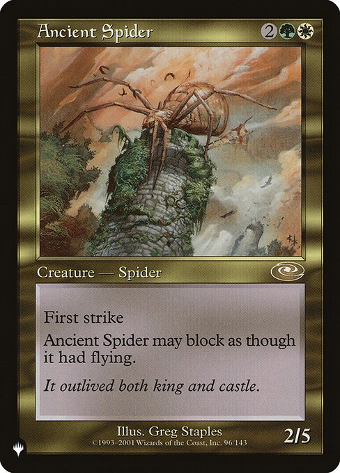 Ancient Spider – The List (PLST-PLS-96) Magic: The Gathering card | LC-REM-20260804-15380278313292-8685e01e-57da-40c0-a64e-da4ce03f2a24
