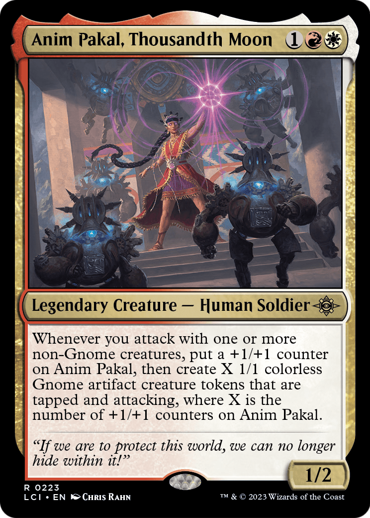 Anim Pakal, Thousandth Moon – The Lost Caverns of Ixalan 223 – Magic: The Gathering single card Hauptbild