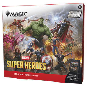 Magic: The Gathering | Marvel Super Heroes: "Heroes United" Scene Box Hoofdafbeelding