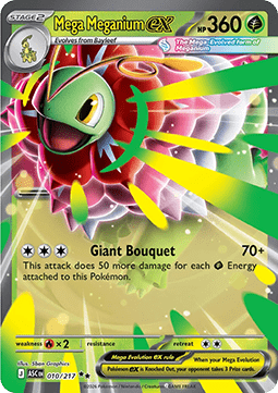 Mega Meganium ex - Ascended Heroes (Double Rare) [ASC-010] Imagen principal del producto