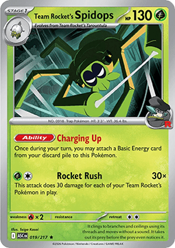 Team Rocket's Spidops - Ascended Heroes (Rare) [ASC-019] Hauptbild