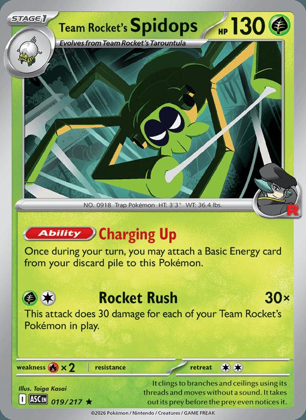 Team Rocket's Spidops - Ascended Heroes (Rare) [ASC-019] Imagen principal del producto
