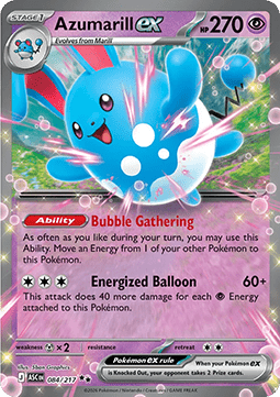 Azumarill ex - Ascended Heroes (Double Rare) [ASC-084] Hauptbild