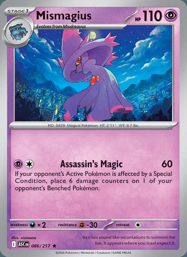 Mismagius - Ascended Heroes (Rare) [ASC-086] Imagen principal del producto
