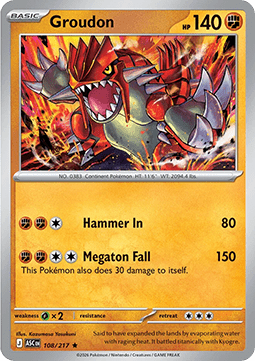 Groudon - Ascended Heroes (Rare) [ASC-108] Hauptbild