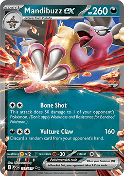 Mandibuzz ex - Ascended Heroes (Double Rare) [ASC-139] Imagen principal del producto
