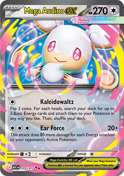 Mega Audino ex - Ascended Heroes (Double Rare) [ASC-172] Hauptbild