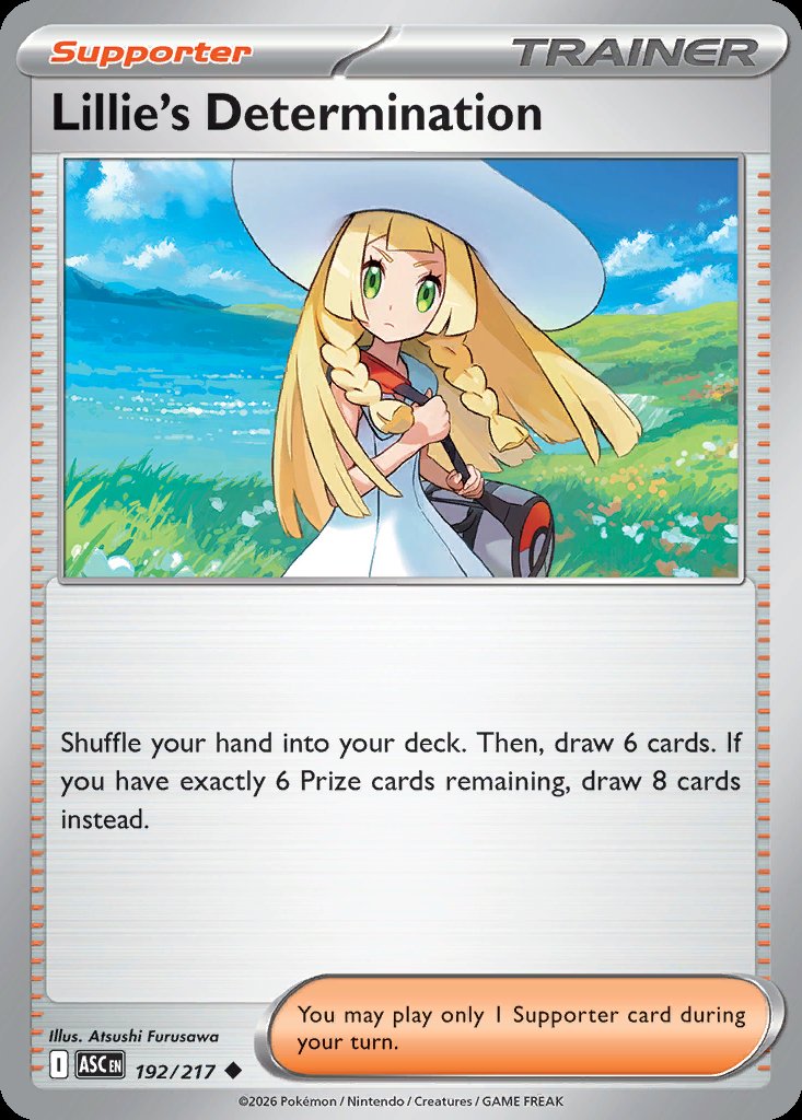 Lillie's Determination - Ascended Heroes (Uncommon) [ASC-192] Imagen principal del producto