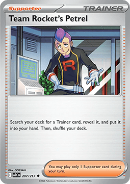 Team Rocket's Petrel - Ascended Heroes (Uncommon) [ASC-207] Imagen principal del producto