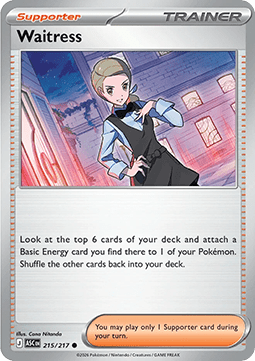 Waitress - Ascended Heroes (Common) [ASC-215] Imagen principal del producto