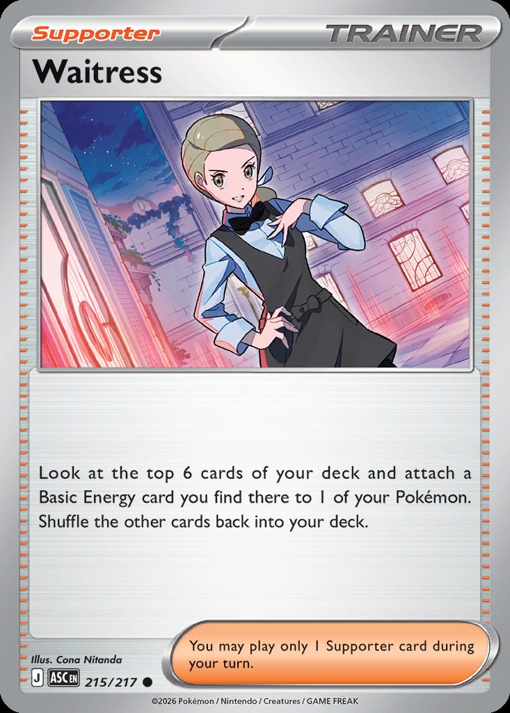 Waitress - Ascended Heroes (Common) [ASC-215] Imagen principal del producto
