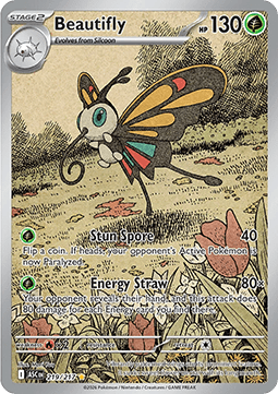 Beautifly - Ascended Heroes (Illustration Rare) [ASC-219] Imagen principal del producto