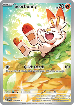 Scorbunny - Ascended Heroes (Illustration Rare) [ASC-225] Imagen principal del producto