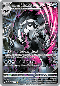 Galarian Obstagoon - Ascended Heroes (Illustration Rare) [ASC-245] Imagen principal del producto
