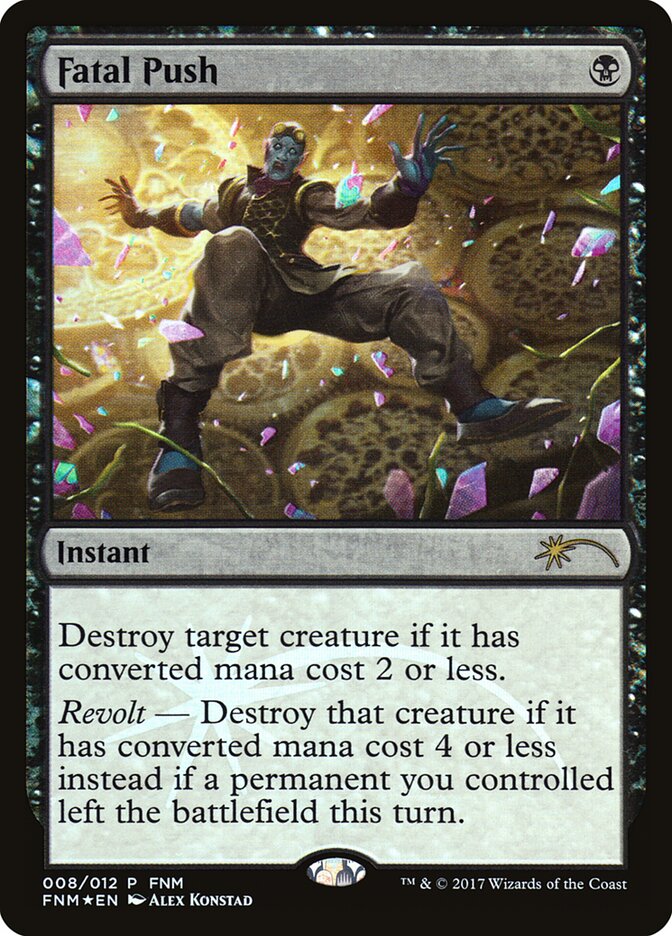 Magic-kaart Fatal Push F17-8 uit Friday Night Magic 2017 (Rare) Hauptbild