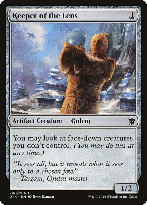 Keeper of the Lens – Dragons of Tarkir (DTK-240) Magic: The Gathering card