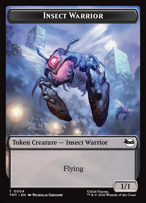 Insect Warrior – Teenage Mutant Ninja Turtles Tokens (TTMT-4) Magic: The Gathering card | LC-REM-20260804-15620983685452-86e41be4-d555-4e35-b9b0-1e937ac5edce