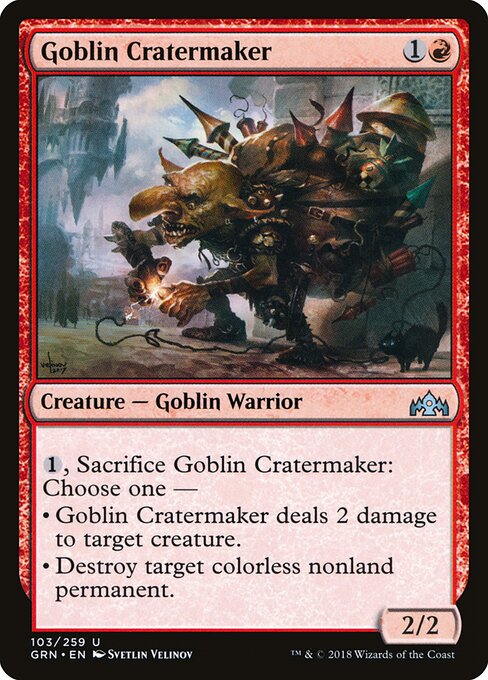 Goblin Cratermaker – Guilds of Ravnica (GRN-103) Magic: The Gathering card | LC-REM-20260804-15151285895500-86ecaedc-08f1-4de7-aae8-056df57940e0