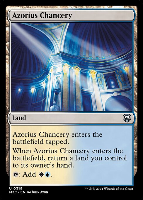 Azorius Chancery – Modern Horizons 3 Commander (M3C-319) Magic: The Gathering card | LC-REM-20260804-15339521933644-86fc4096-5a24-4092-8982-3eb4b0150cd2