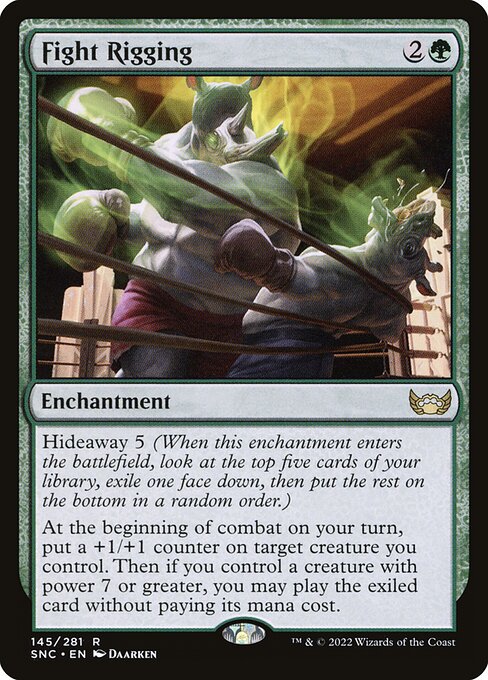 Fight Rigging – Streets of New Capenna (SNC-145) Magic: The Gathering card Hoofdafbeelding