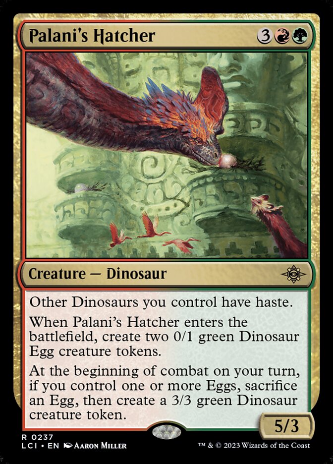 Magic-kaart Palani's Hatcher LCI-237 uit The Lost Caverns of Ixalan (Rare)