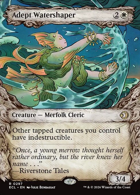 Adept Watershaper – Lorwyn Eclipsed (ECL-297) Magic: The Gathering card | LC-REM-20260804-15572341752140-8700c0ce-2a71-4bc8-a14c-685b5d188b54 Hauptbild