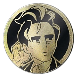 Officiele Pokemon-munt met Larry uit de set Ascended Heroes Immagine principale del prodotto