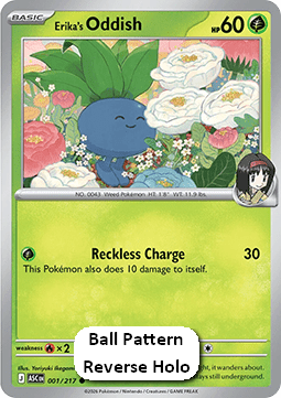 Erika's Oddish - Ascended Heroes: Additionals (Common) [xASC-001] Hauptbild