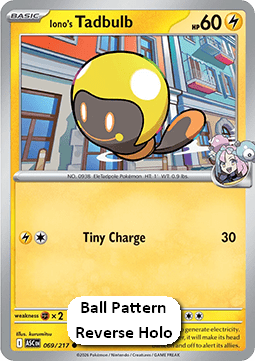 Iono's Tadbulb - Ascended Heroes: Additionals (Common) [xASC-069] Hauptbild