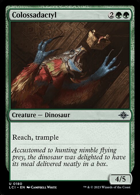 Colossadactyl – The Lost Caverns of Ixalan (LCI-180) Magic: The Gathering card Hoofdafbeelding