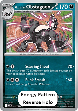Galarian Obstagoon - Ascended Heroes: Additionals (Uncommon) [xASC-132] Immagine principale del prodotto
