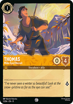 Thomas - Wide-Eyed Recruit - Winterspell (Common) [11WSP-1] Immagine principale del prodotto