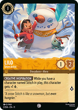 Lilo - Snow Artist - Winterspell (Common) [11WSP-2] Hoofdafbeelding