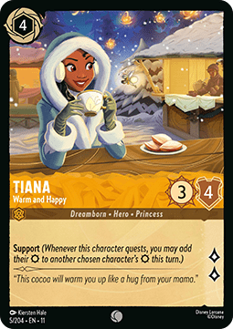 Tiana - Warm and Happy (V.1) - Winterspell (Common) [11WSP-5] Hoofdafbeelding