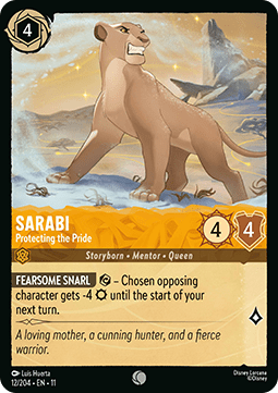Sarabi - Protecting the Pride - Winterspell (Common) [11WSP-12] Hoofdafbeelding
