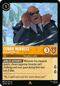 Cobra Bubbles - Dedicated Official - Winterspell (Rare) [11WSP-14] Hauptbild