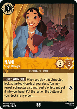 Nani - Stage Manager - Winterspell (Uncommon) [11WSP-20] Hoofdafbeelding
