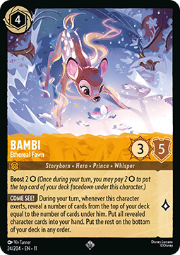 Bambi - Ethereal Fawn - Winterspell (Super Rare) [11WSP-24] Hoofdafbeelding