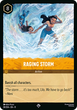 Raging Storm (V.1) - Winterspell (Super Rare) [11WSP-28] Hoofdafbeelding