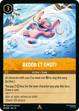 Akood et Emuti - Winterspell (Rare) [11WSP-29] Hoofdafbeelding