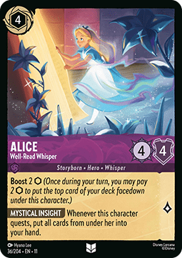Alice - Well-Read Whisper - Winterspell (Uncommon) [11WSP-36] Hoofdafbeelding