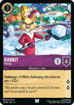 Rabbit - Fed Up - Winterspell (Uncommon) [11WSP-41] Hoofdafbeelding