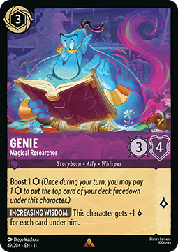Genie - Magical Researcher (V.1) - Winterspell (Rare) [11WSP-49] Hoofdafbeelding