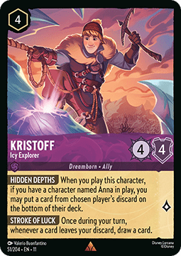 Kristoff - Icy Explorer - Winterspell (Rare) [11WSP-51] Hoofdafbeelding